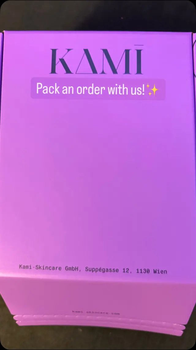 Come pack an order with us!✨

#kamiskincare #kamihilft
#skincare #neurodermitis #neurodermitisbekämpfen #madeinaustria #smallbusiness
#asmrpackaging #asmrpacking #asmrpackingorders #asmr #asmrvideo