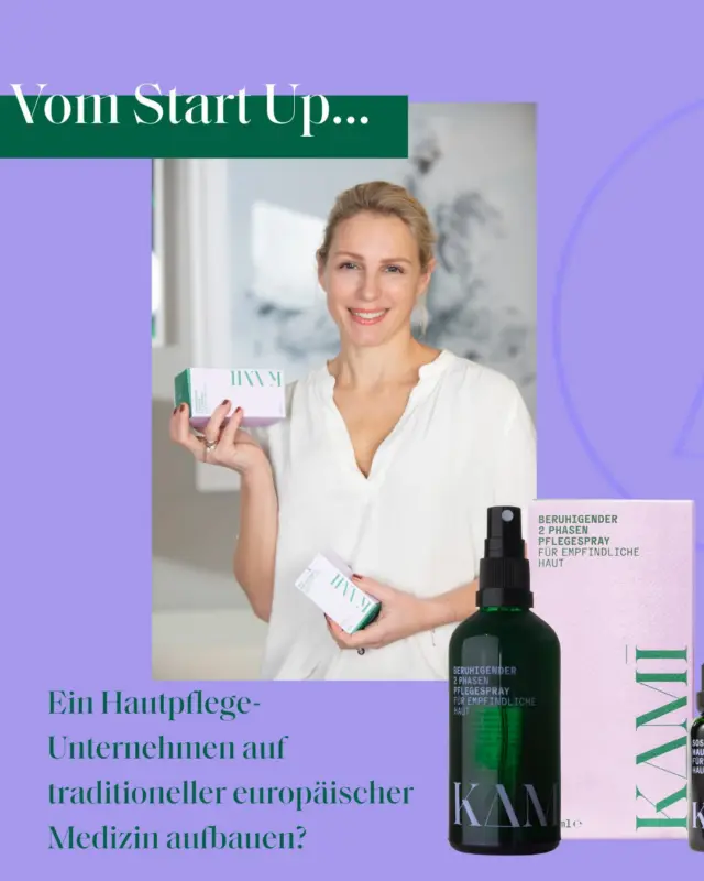 Ein Hautpflege-Unternehmen auf traditioneller europäischer Medizin aufbauen? Unsere KAMI skincare-Gründerin Dr. Kerstin Schallaböck im Gespräch mit dem Startup Magazin Startup Valley.
👉startupvalley.news/de/kami-hautpflege-neurodermitis/
@startup_valley 
#startupvalley #kamihilft #neurodermitis #2minuten2millionen